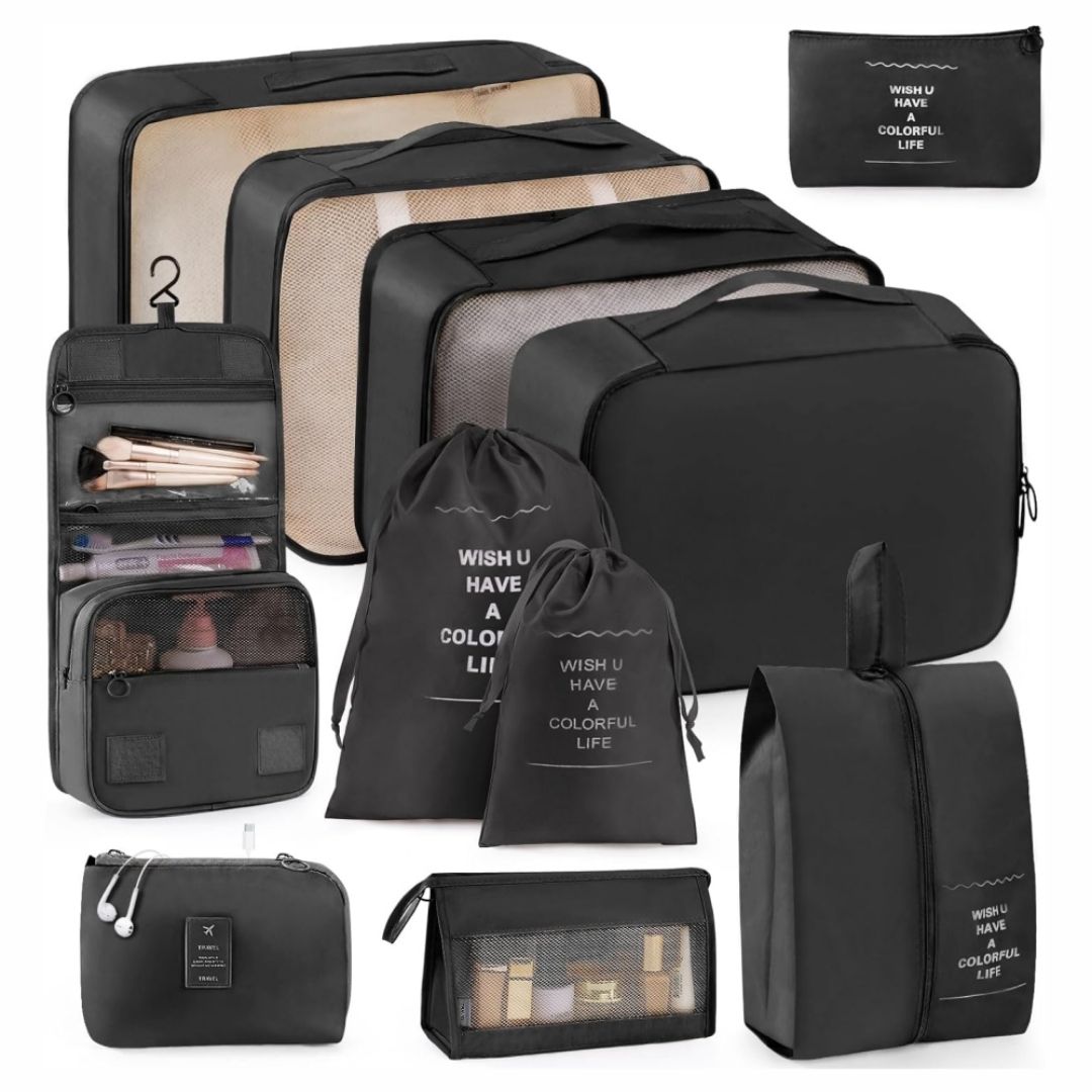 Organizador De Ropa Para Viaje 11pcs "Travel Wish"