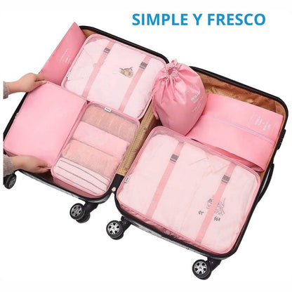 Organizador De Ropa Para Viaje 11pcs "Travel Wish"