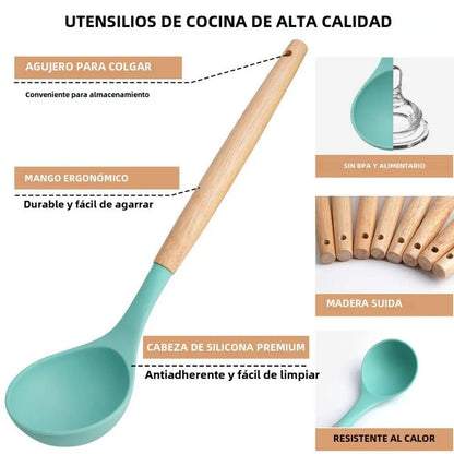 Juego Utensilios Cocina 19 Piezas