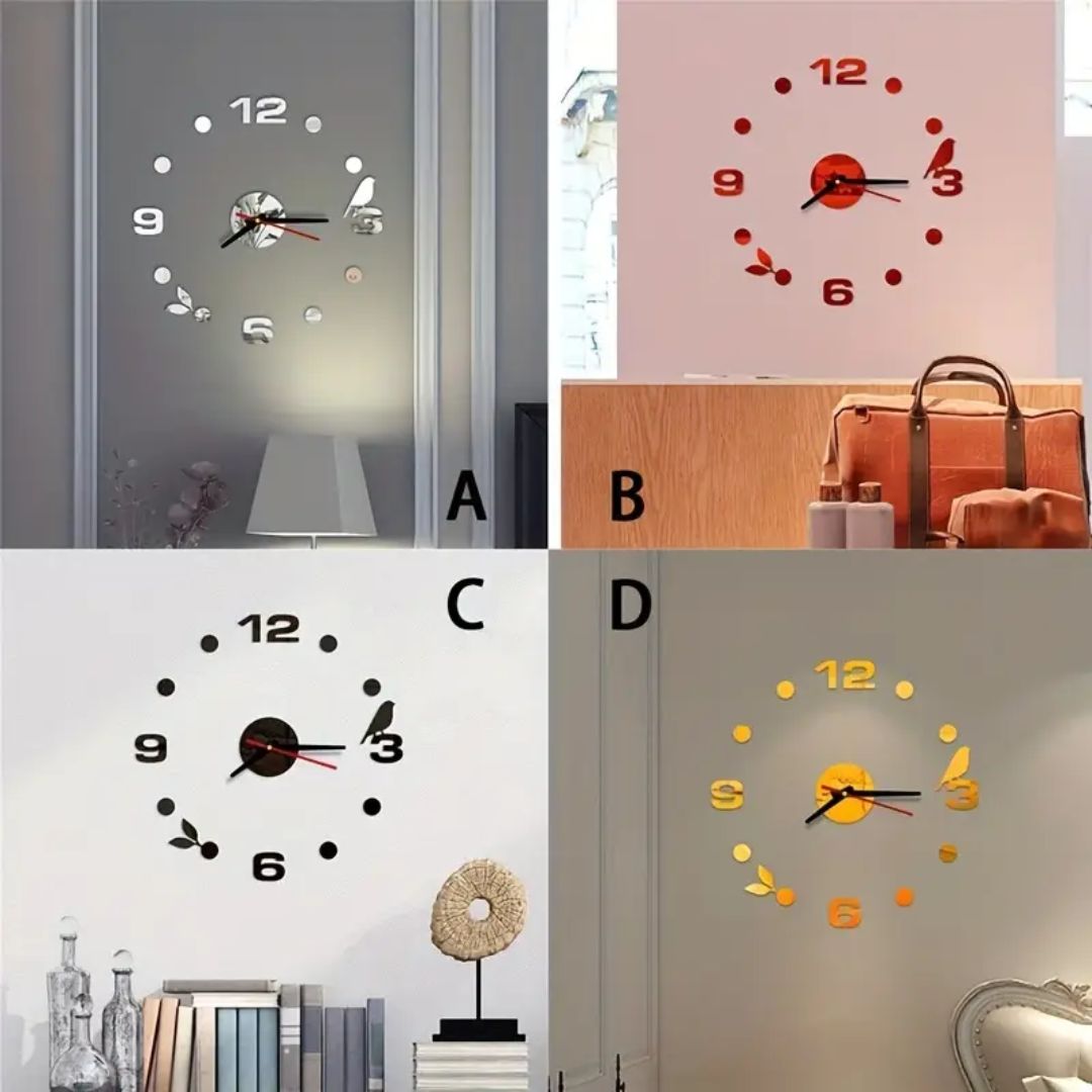 Reloj de Pared 3D "Tridimensional"