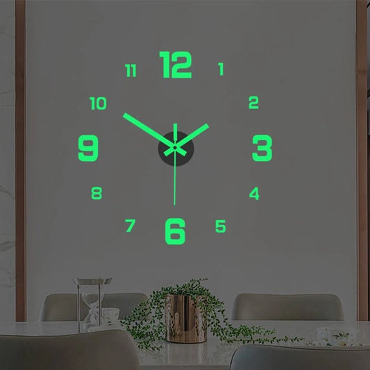 Reloj de Pared Luminoso 3D