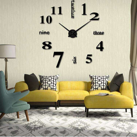 Reloj de Pared 3D Abstracto